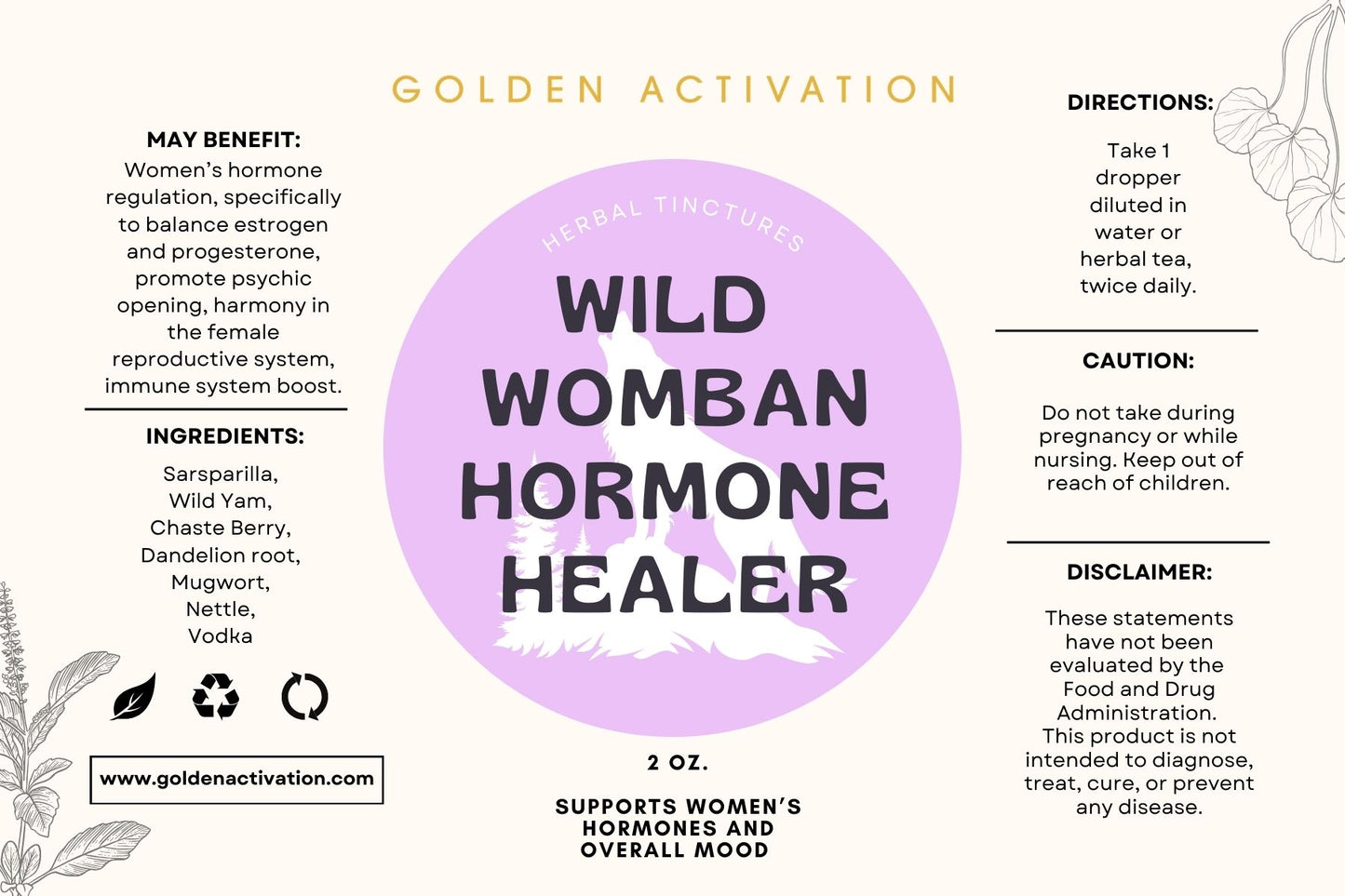 Women's Hormone Tincture