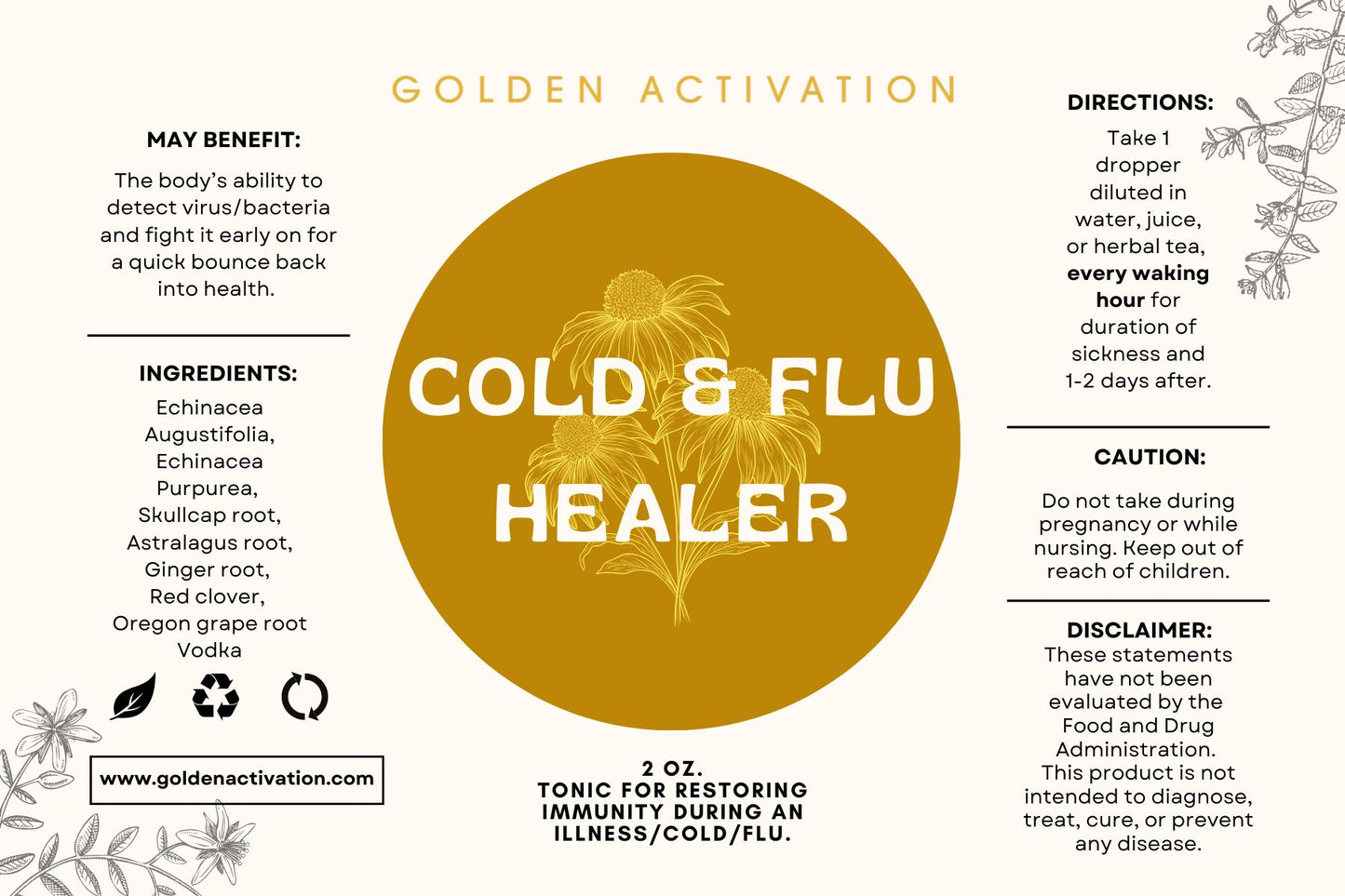 Cold & Flu tincture