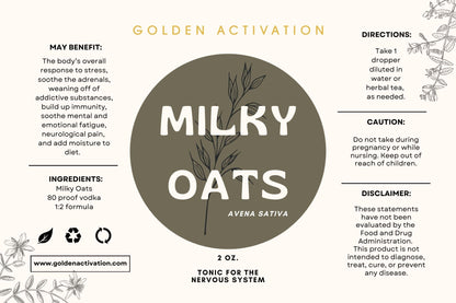 Milky Oats Tincture